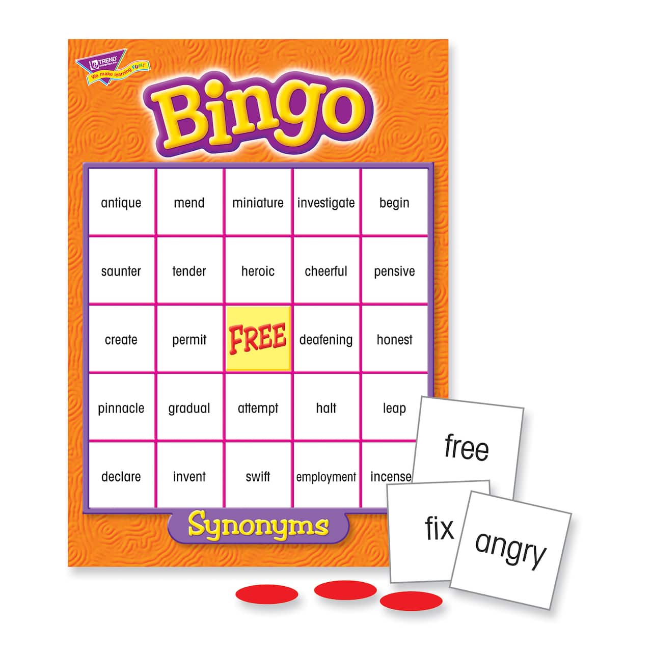 Synonyms Bingo Game